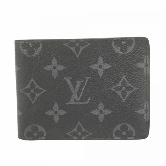Louis Vuitton Wallet Black Black Monogram Eclipse Multiple Portefeuille - Picture 1 of 9